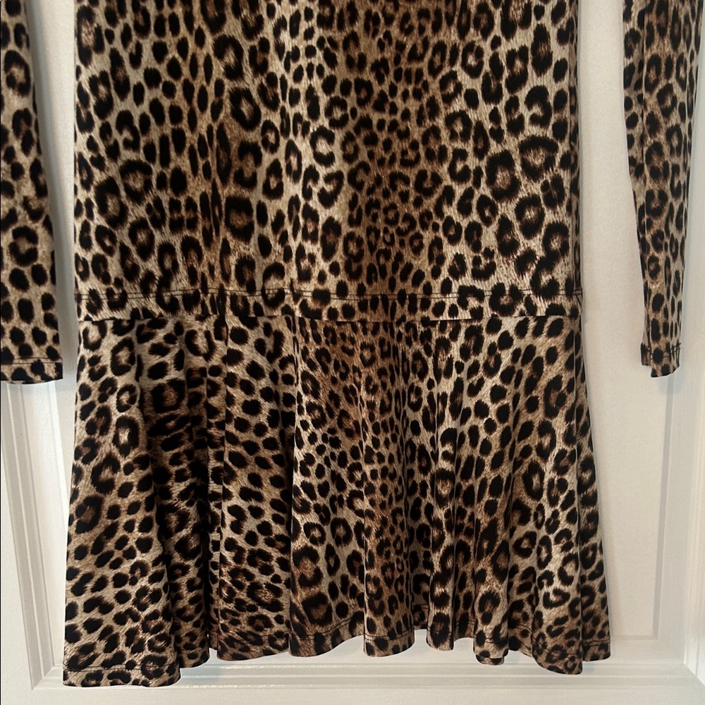 MICHAEL Michael Kors Animal Print Long Sleeve Dress - Picture 4 of 5